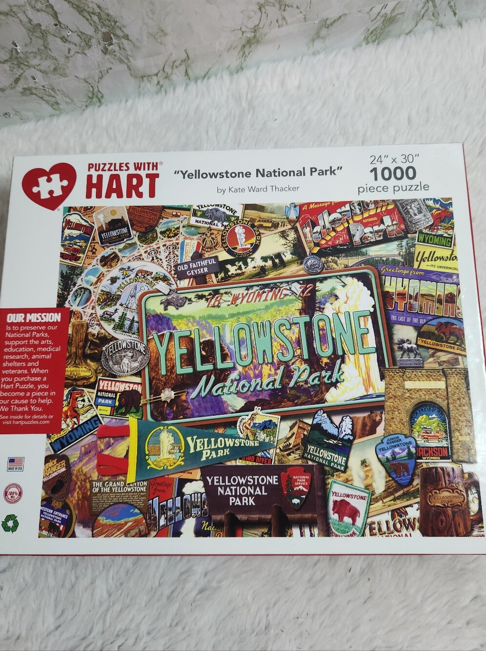 Yellowstone National Park 1000 Piece Puzzle